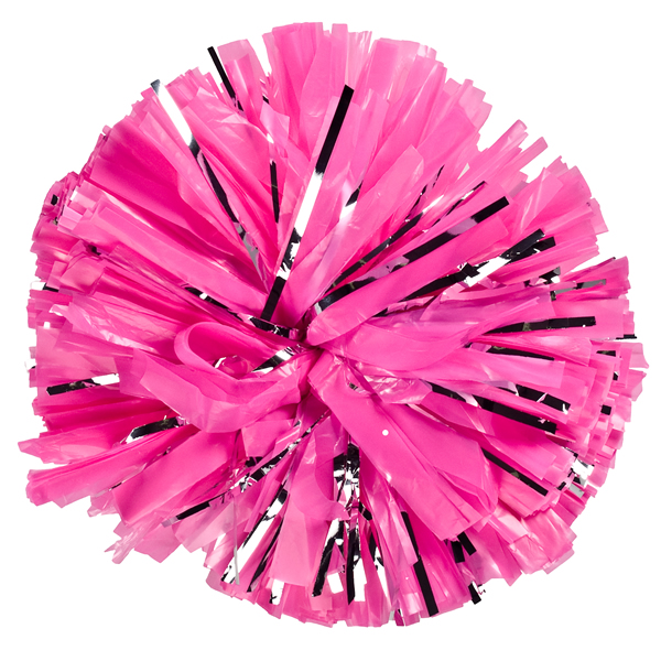 Pom Express Glitter Poms - Neon Pink
